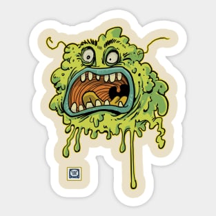 "Bogey Clinger the Nose Ghost" Sticker